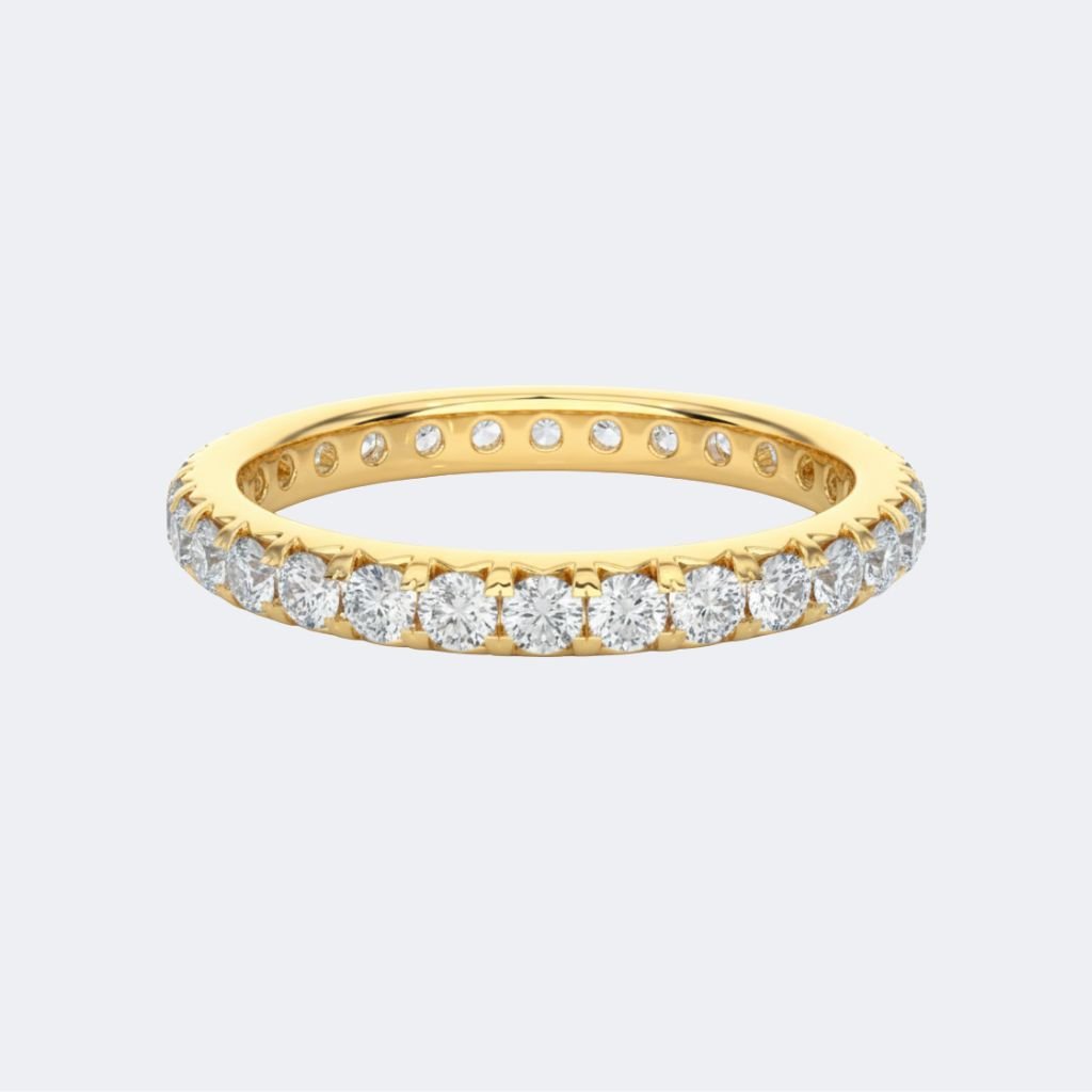 1.50CTW Round Prong Set Diamond Eternity Ring